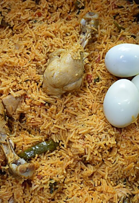 Chicken biriyani