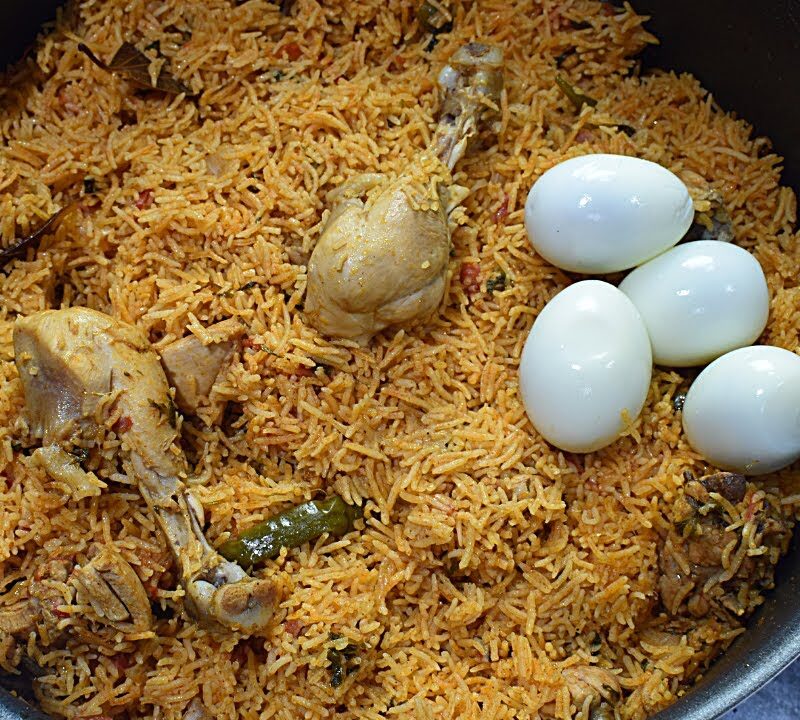 Chicken biriyani