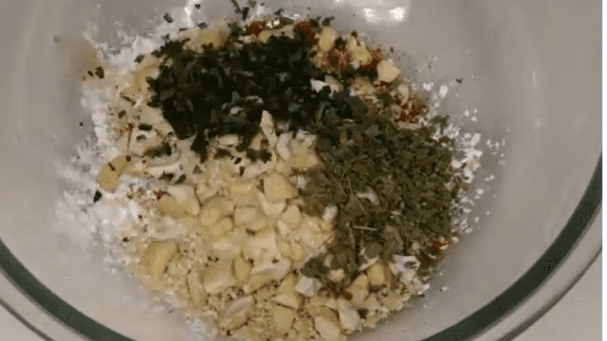 Marination ingredients for spicy homemade chicken fry
