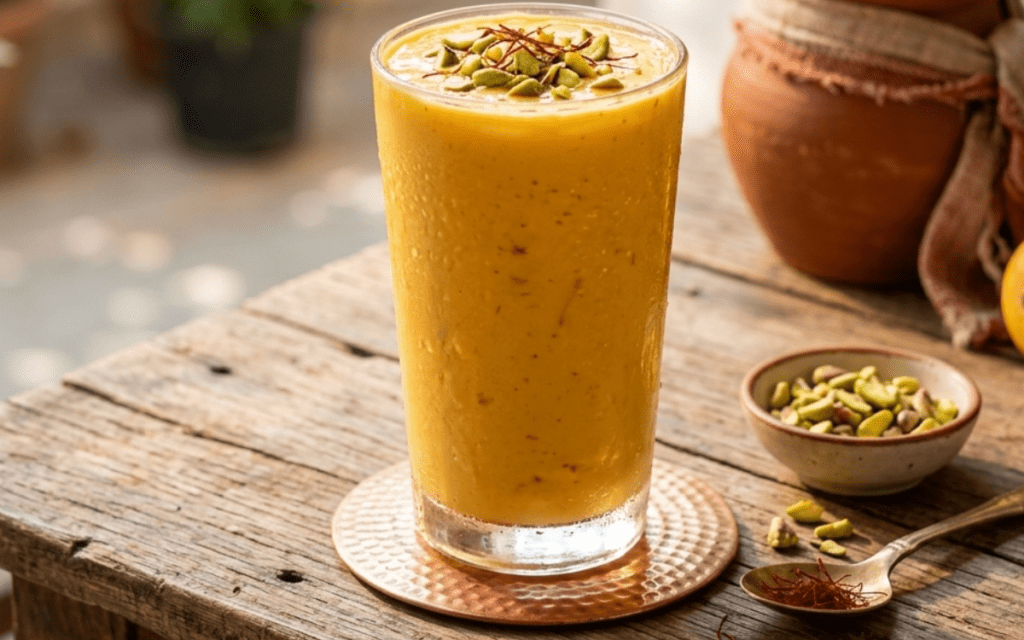 Mango Lassi for indian summer drink