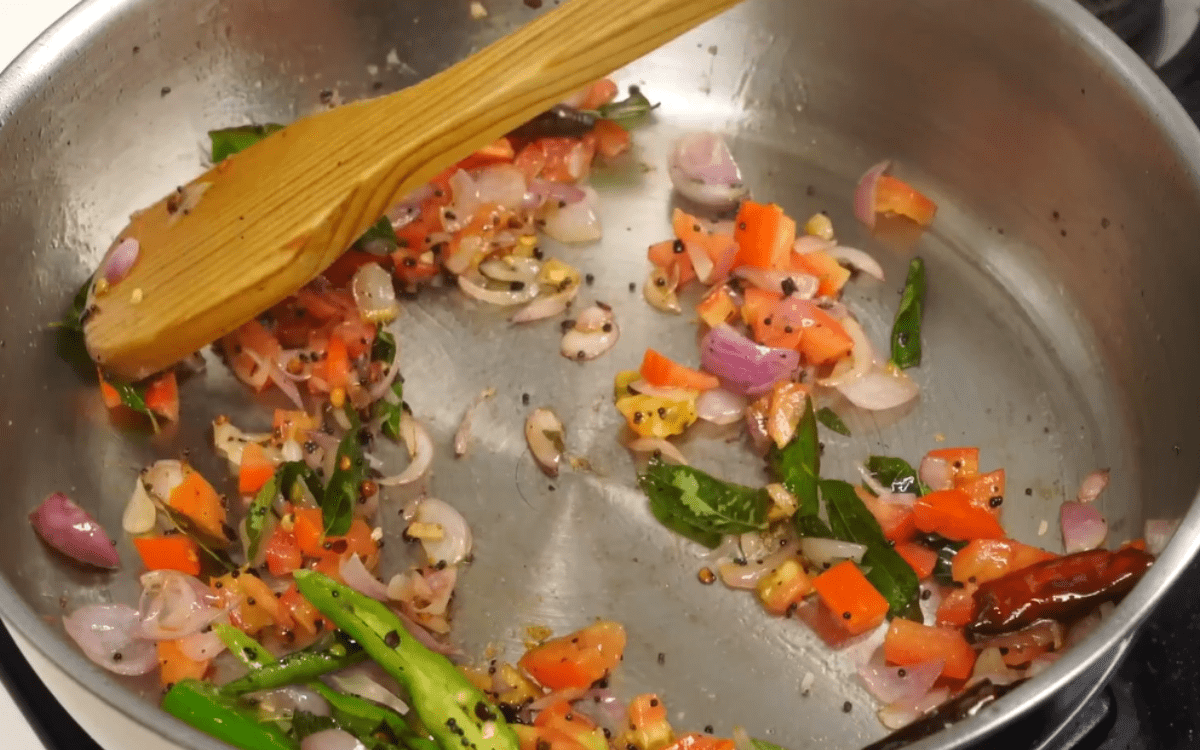 Add tomato in mor kuzhambu