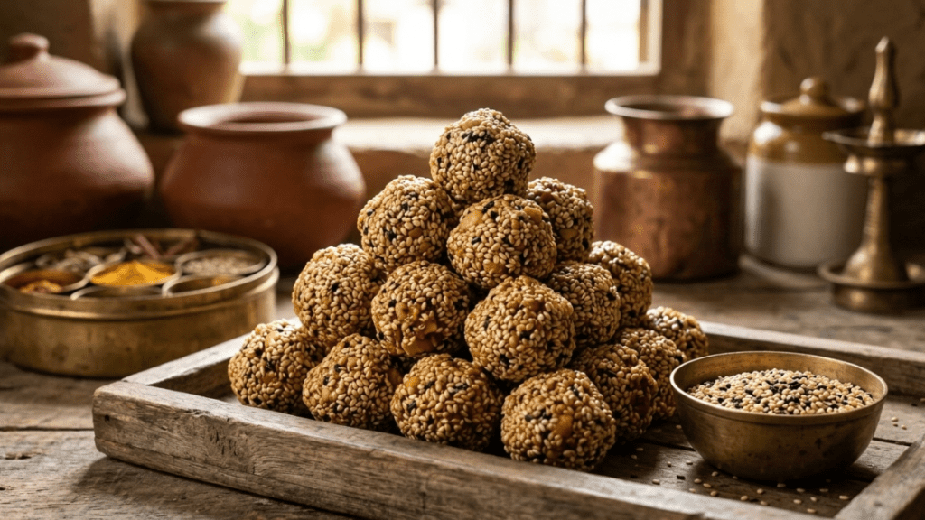 sesame ladoo