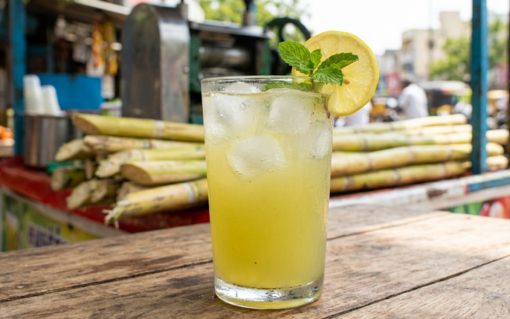 Sugarcane juice for summer