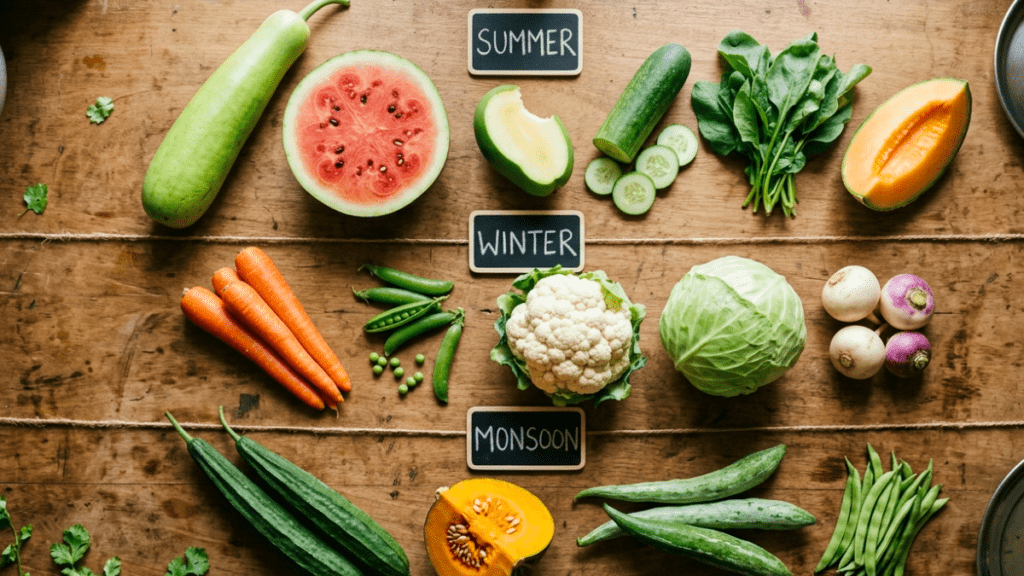 Budget-friendly seasonal fruits and veggies