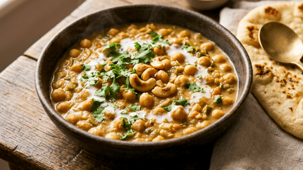 Coconut milk Chickpea curry