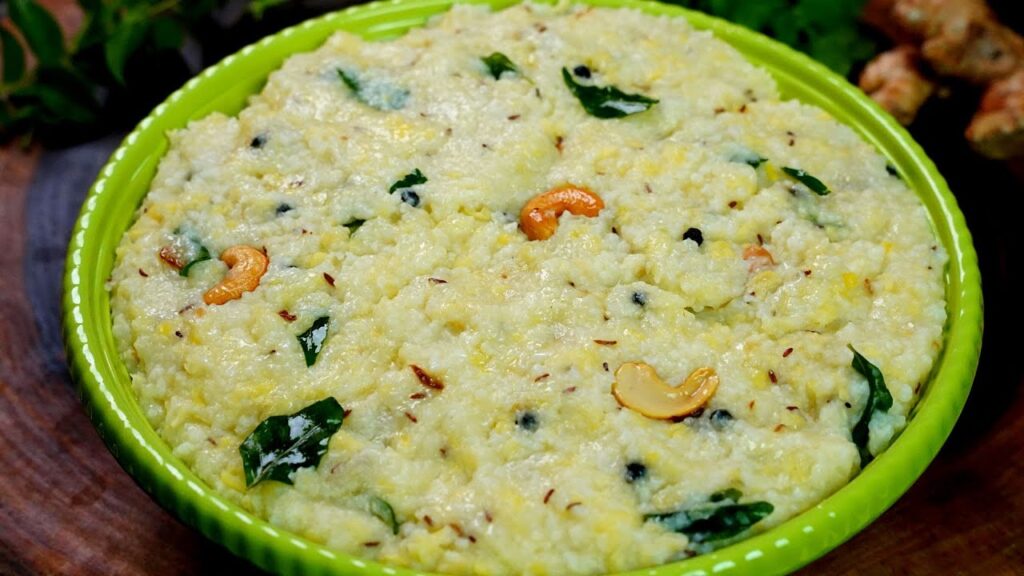 Ven Pongal for easy indian dinner recipes