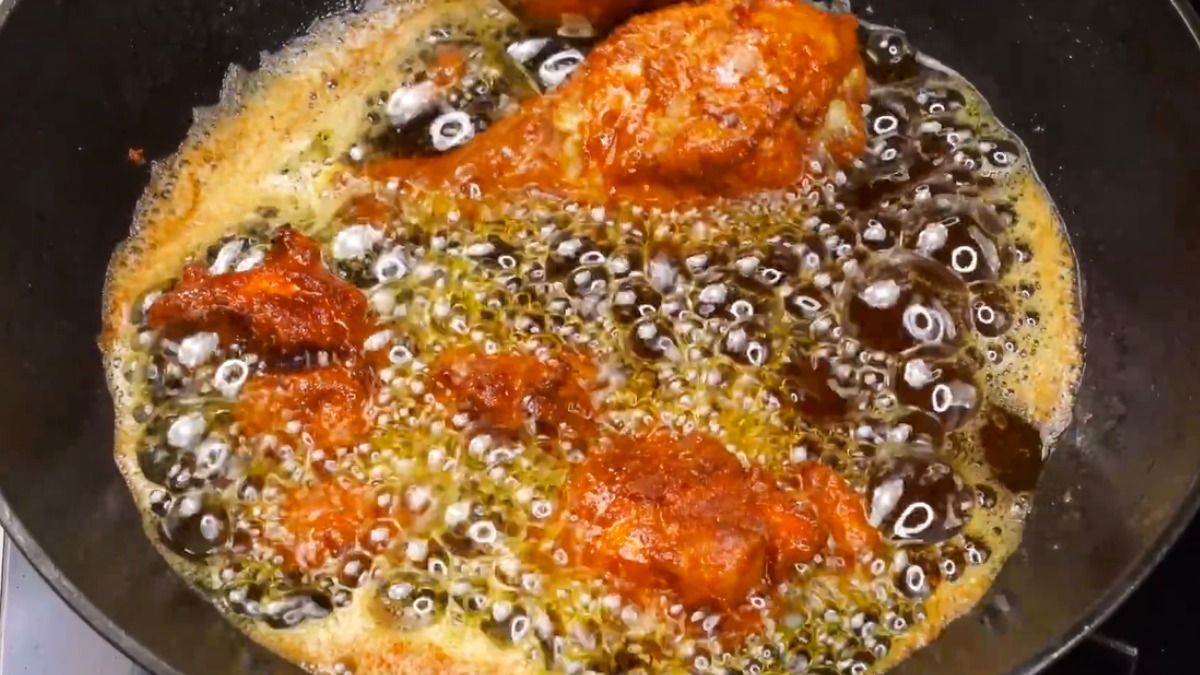 Chicken biriyani - fry chicken Fry the Chicken 65 biriyani