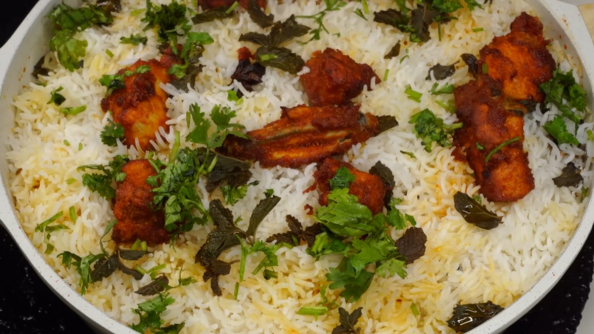 Chicken biriyani Dum the Chicken biriyani