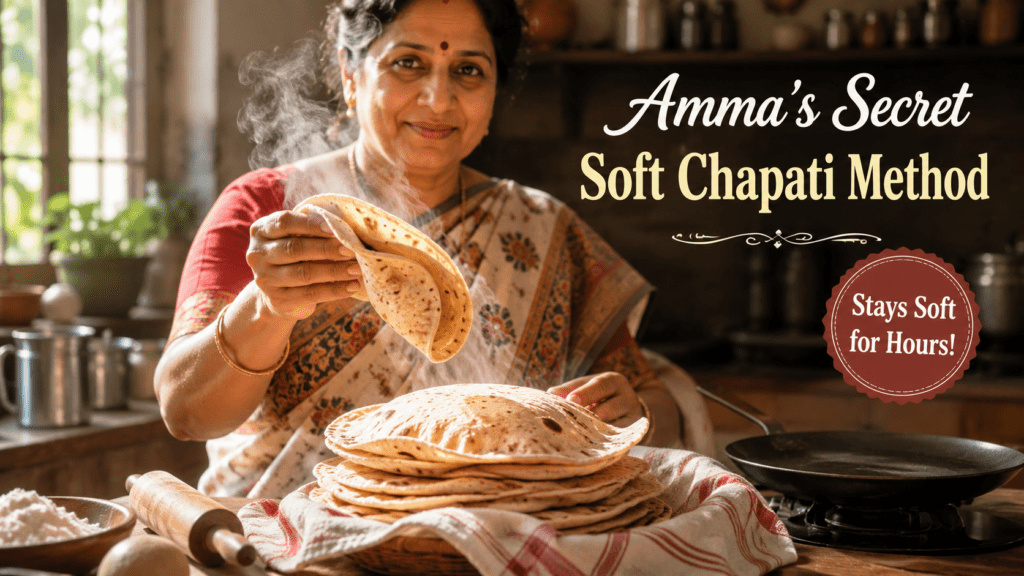 Amma secret for soft chapathi