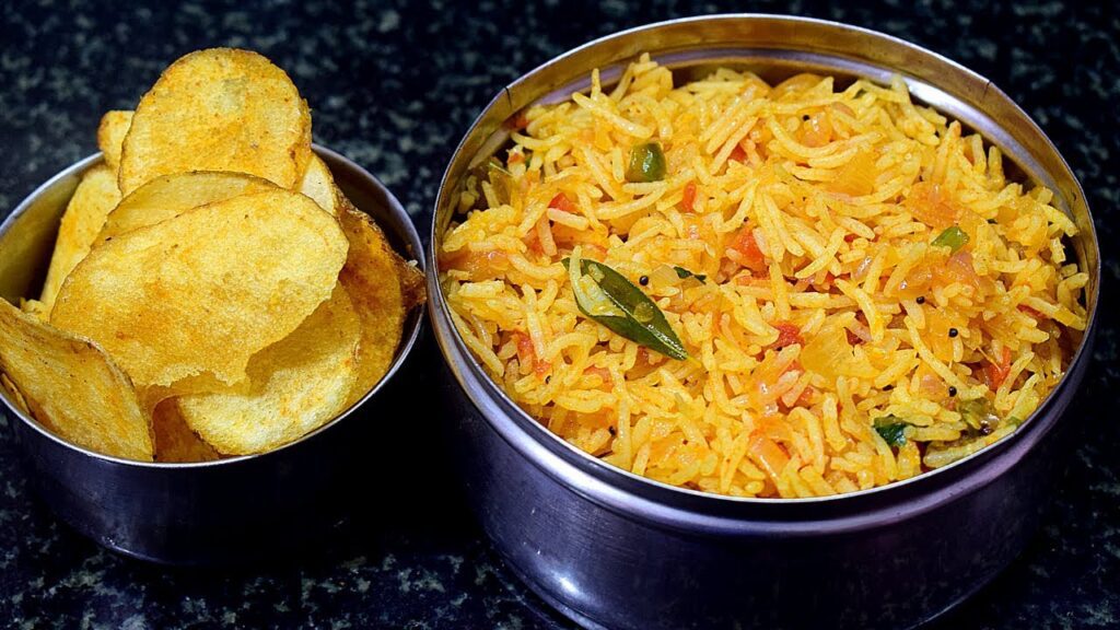 Tomato Rice with Leftover rice