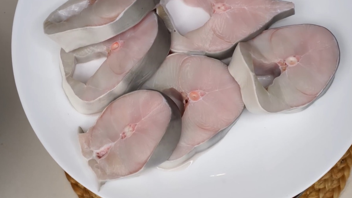 Fresh fish for fish masala curry