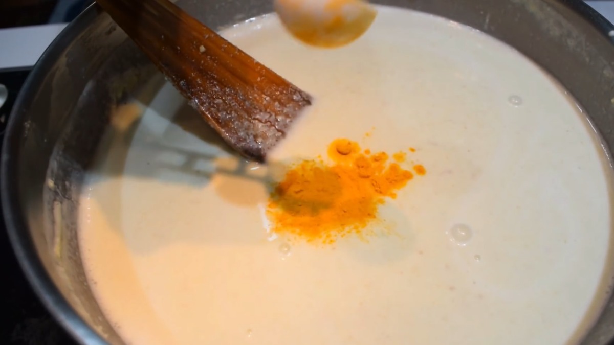 Add the curd for mor kulambu recipe