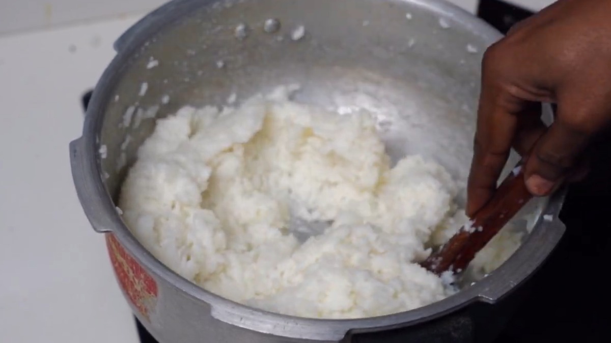Curd Rice Recipe - Check the texture