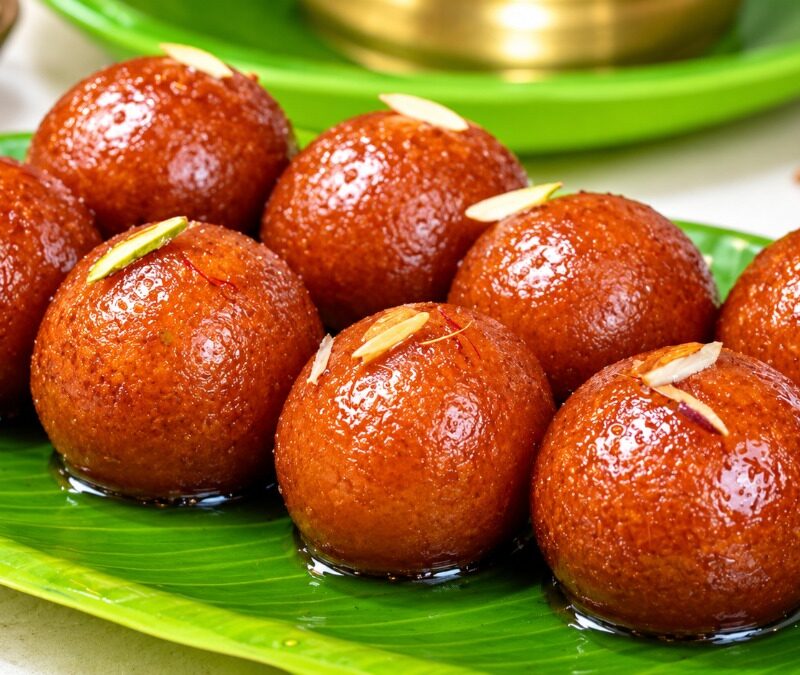 Kesar Badam Gulab Jamun recipe