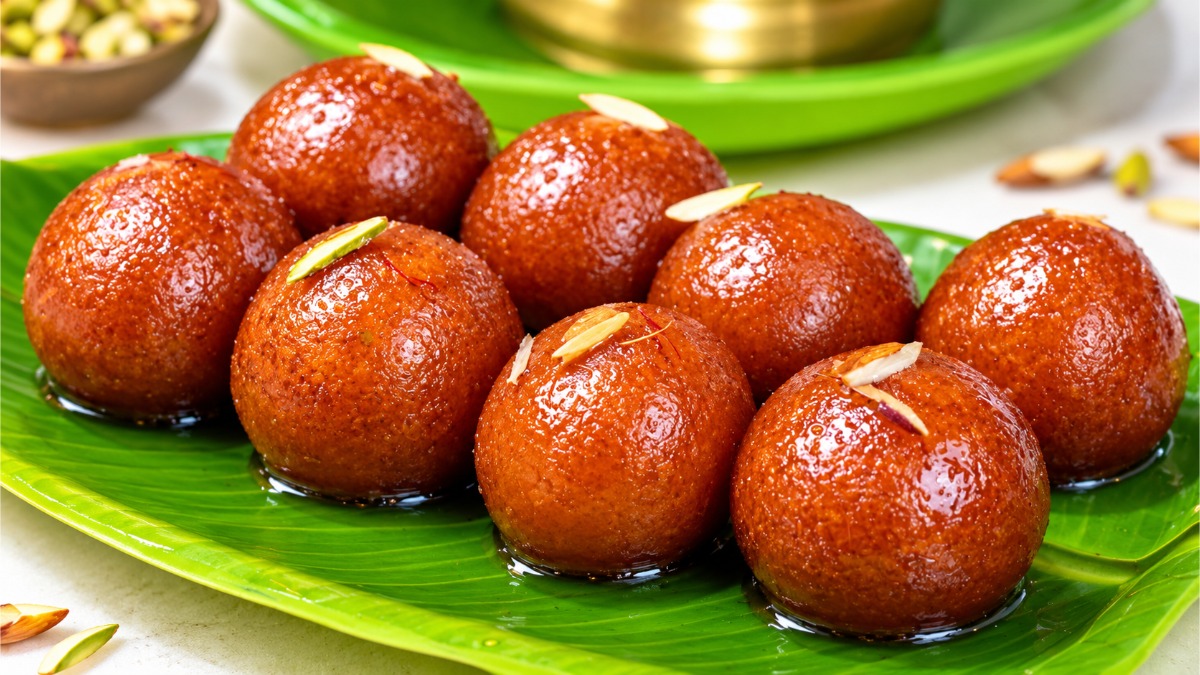 Kesar Badam Gulab Jamun recipe